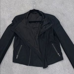 Black suede Olivaceous jacket